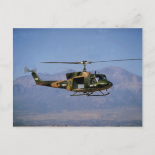 Twin Huey UH-1N Vykort
