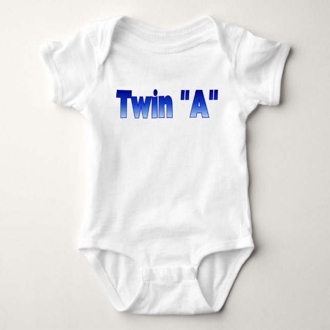 Twin InfantT-Shirt Tee Shirt (Framsida)