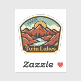 Twin Lakes, Colorado-klistermärke Klistermärken