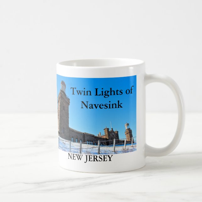 Twin Ljus of Navesink, New jersey Mugg (Höger)