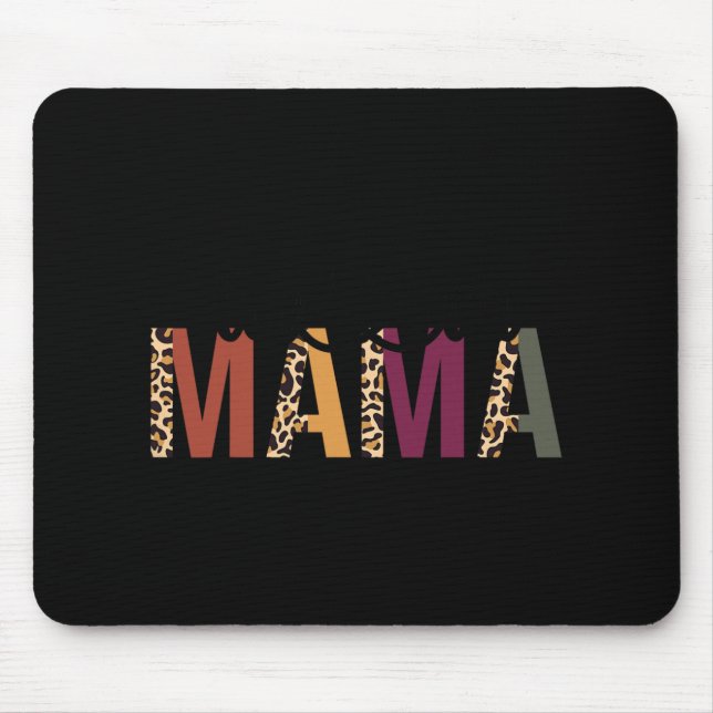 Twin Mama Mothers Day Squared Mommy Leopard New Mo Musmatta (Framsidan)