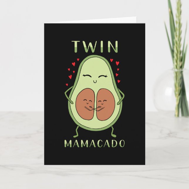 Twin Mamacado Kort (Framsida)