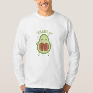 Twin Mamacado Pregnant Avocado T Shirt