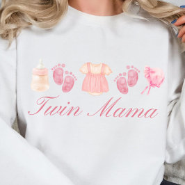 Twin mamma, twin mamma klubb, en ny mamma-skjorgåv t shirt