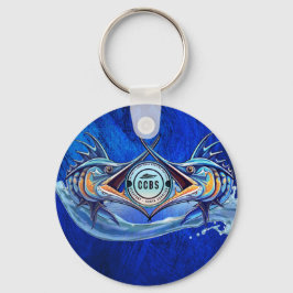 Twin Marlin Keychain Nyckelring
