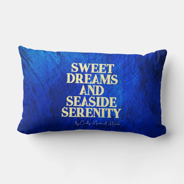 Twin Marlin Throw Pillow Lumbarkudde (Baksida)