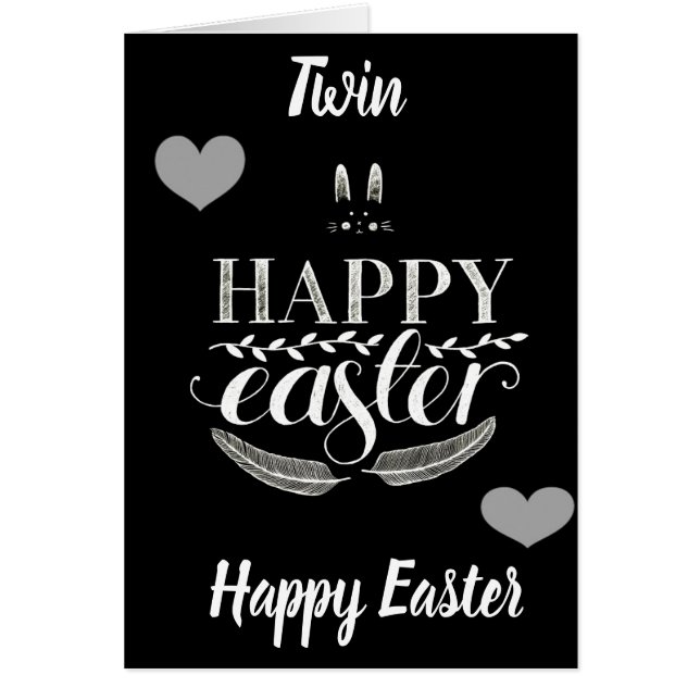 ***TWIN*** METODER SOM DELAS I PÅSK HÄLSNINGSKORT (Framsidan)