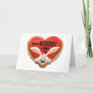 TWIN-NÅGON "BUNNY" KÄRLEK DIG PÅ PÅSK-ME! HELGKORT