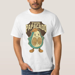 Twin Papacado Avocado Far Pappa T Shirt