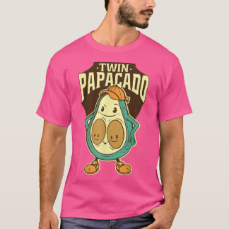 Twin Papacado Avocado Pappa pappa Fars dag och Pa T Shirt