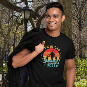 Twin Pappa Retro Sunset T Shirt