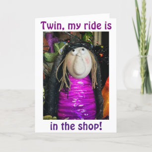 TWIN-RIDE ÄR I SHOP/KUNDE INTE MISSA "DITT BIRTHDA KORT