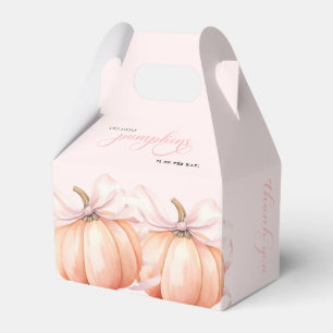 TWIN Rosa Bow Pumpa Baby Shower Förmånslåda Presentaskar