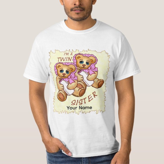 Twin Sister Bears T Shirt (Framsida)