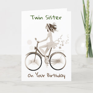 **TWIN SISTER** JUSTERA BIRTHDAY KORT