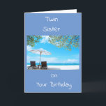 **TWIN SISTER** JUSTERA BIRTHDAY-KORTET KORT<br><div class="desc">TACK FÖR ATT VI STOPPADE MED 1 AV MINA ÅTTA LAGER</div>