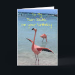 **TWIN SISTER** JUSTERA BIRTHDAY-KORTET KORT<br><div class="desc">TACK FÖR ATT VI STOPPADE MED 1 AV MINA ÅTTA LAGER</div>