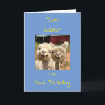 **TWIN SISTER** JUSTERA BIRTHDAY-KORTET KORT<br><div class="desc">TACK FÖR ATT VI STOPPADE MED 1 AV MINA ÅTTA LAGER</div>