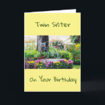 **TWIN SISTER** RELAX / DET ÄR DITT DAGKORT KORT<br><div class="desc">FÖRBÄTTRA,  FÖRSTÄRKA OCH JUSTERA DIN BIRTHDAY-PUT UPP HAMMOCK OCH BARA CHILL</div>