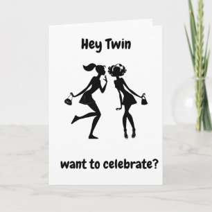 **TWIN SISTER'S BIRTHDAY’ WITH KÄRLEK KORT