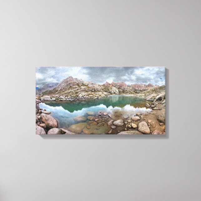 Twin Sjöar - Chicago Basin - Colorado Canvastryck (Framsida)