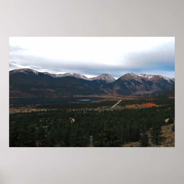 Twin Sjöar Colorado Poster (Framsidan)