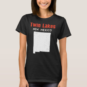 Twin Sjöar USA State America Travel New Mexican Ne T Shirt