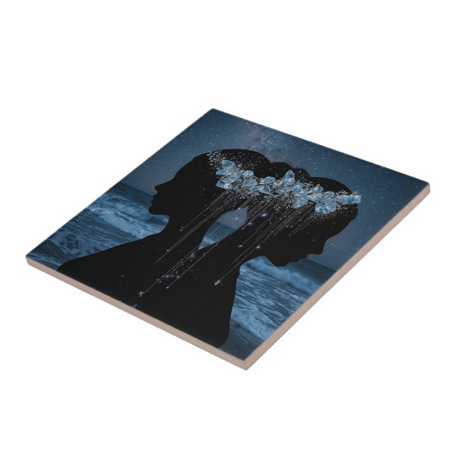 Twin Souls Beneath the Stars Kakelplatta (Sidan)