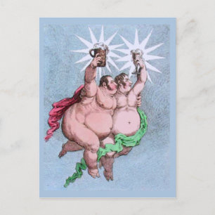 Twin Stars Castor och Pollux med Gillray Vykort