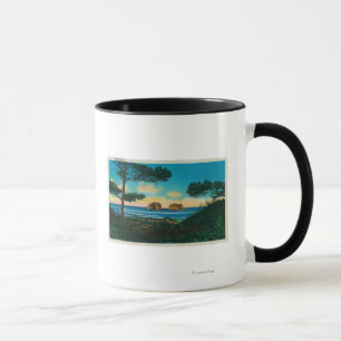 Twin Sten på Oregon CoastCoast Mugg