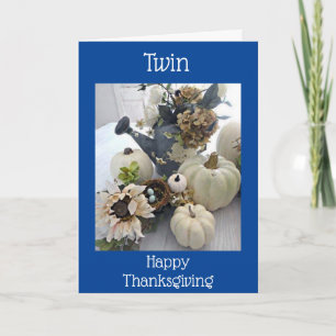 ***TWIN*** TACFUL FÖR "DU" I THANKSGIVING HELGKORT