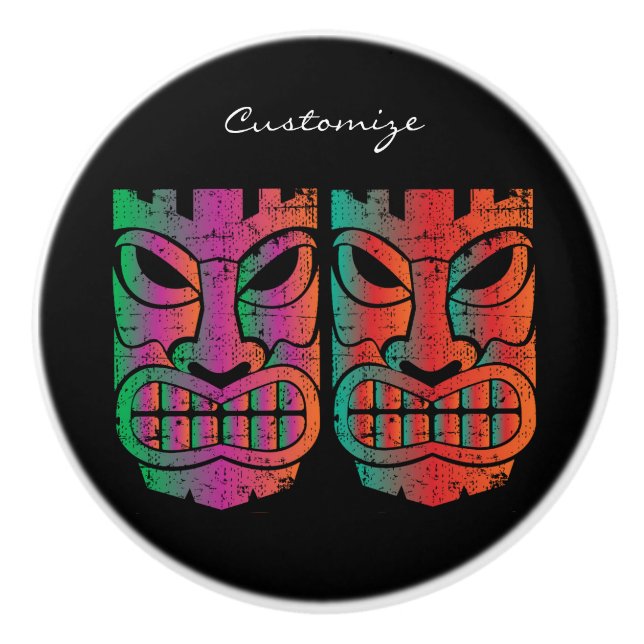 Twin Tiki Sculpture Thunder_Cove Knopp (Framsidan)