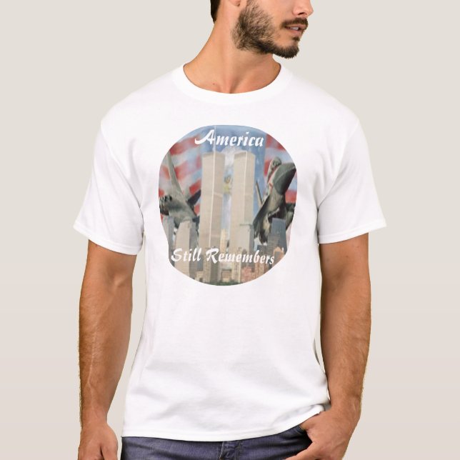 Twin Torn 9/11: Minnesfartyg T-shirt (Framsida)