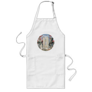 Twin Torn 9/11 Minnesfest Apron Långt Förkläde