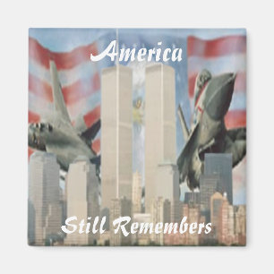 Twin Torn 9/11 Minnesmagnet Magnet