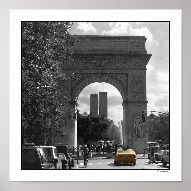 Twin Torn genom Washington Square Poster (Framsidan)