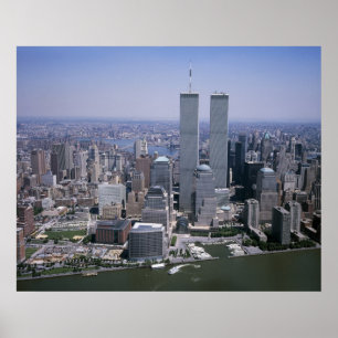 Twin Torn ,New York City Poster