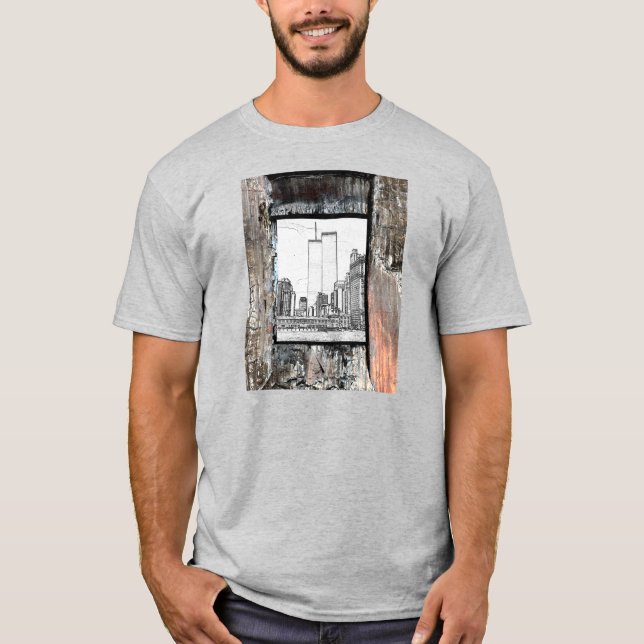 Twin Torn Tee Shirt (Framsida)