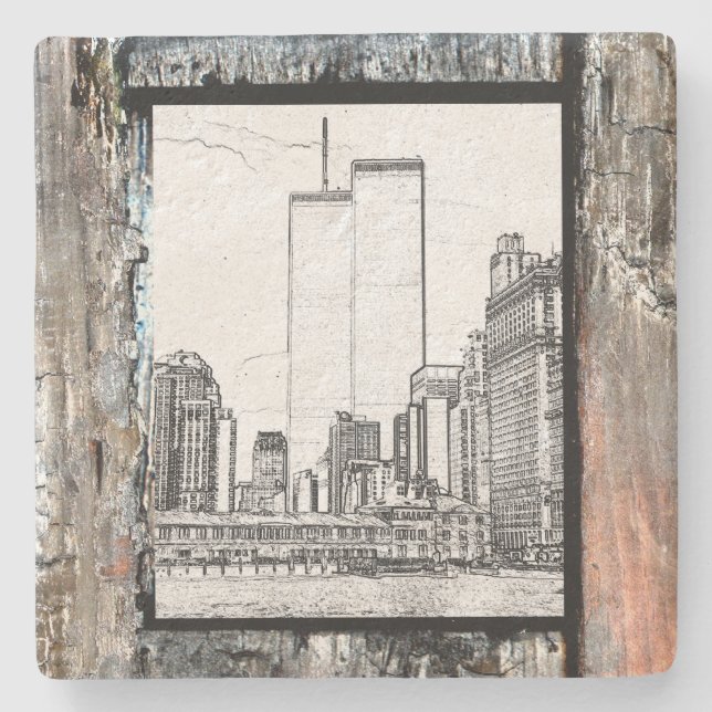 Twin Torn Underlägg Sten (Framsidan)