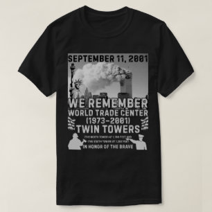 Twin Towers 11 september T Shirt