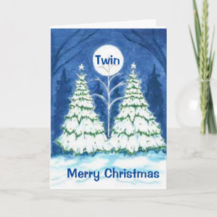 *TWIN TRÄD* FÖR *MIN TWIN* I CHRISTMAS HELGKORT