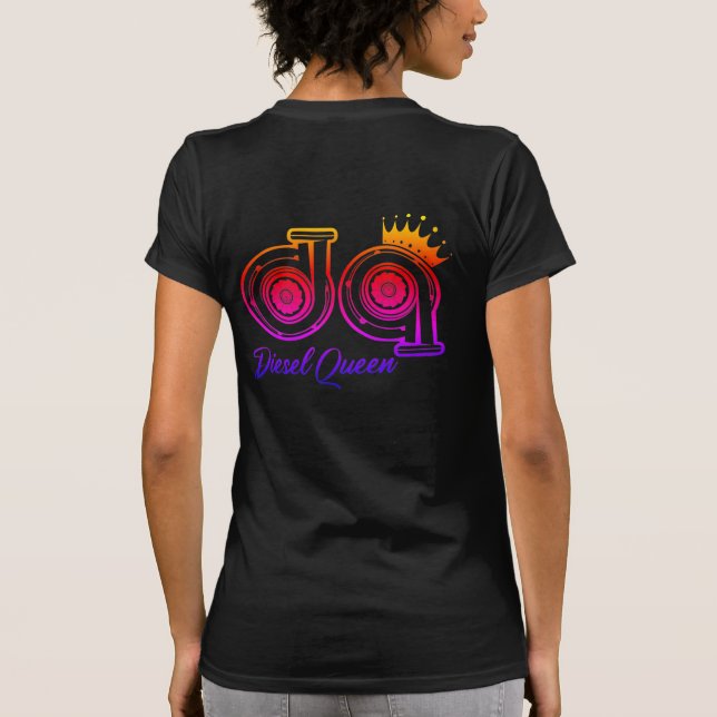 Twin Turbos Kvinnor T shirt (Baksida)