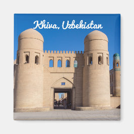Twin turted Väster Grind-Khiva, Uzbekistan Magnet