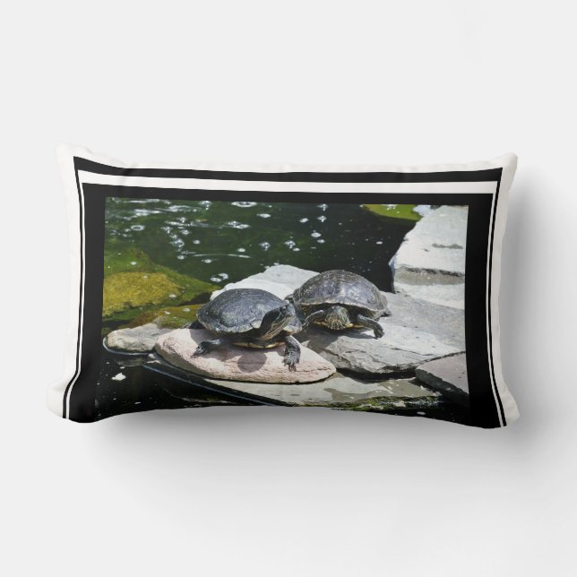 Twin Turtles - Lumbarkudde (Framsida)