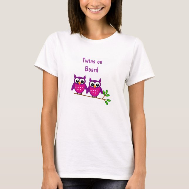 Twin Uggla Moderskap T-Shirt (Framsida)