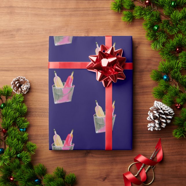 Twin Vin Flaskor Presentpapper (Julgåva)