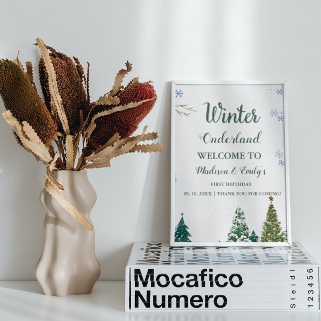 Twin Win Onderland CHristmas Välkomstdag Poster (Skapare uppladdad)