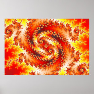 Twinblazer - Fractalaffisch Poster