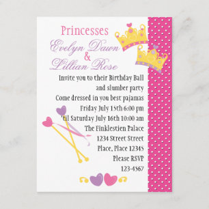 Twincess! Inbjudningar