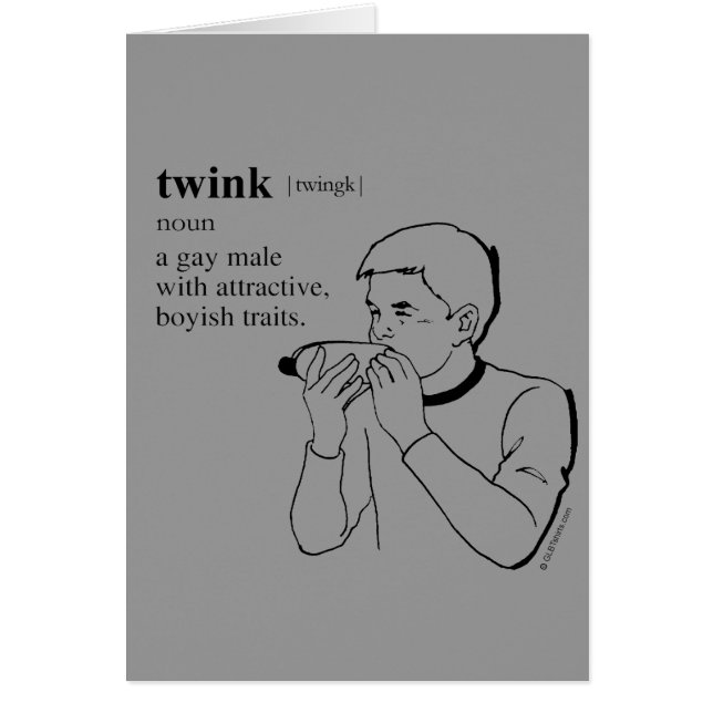 TWINK HÄLSNINGSKORT (Framsidan)